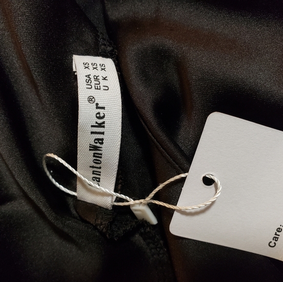 Canton Walker Women's XS NWT Black Halter Cocktail Dress - Picture 7 of 10